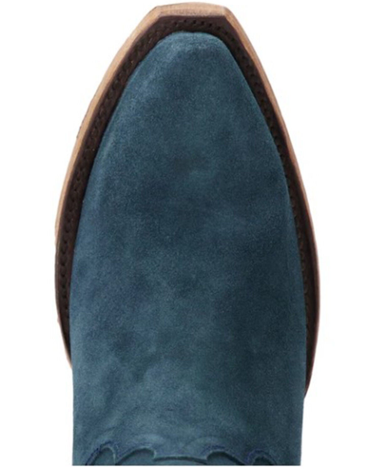 Image #6 - Lane Women's Emma Jane Suede Western Booties - Snip Toe, Navy, hi-res