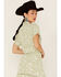 Image #5 - Shyanne Women's Floral Print Tie Front Short Sleeve Button Shirt, Seafoam, hi-res