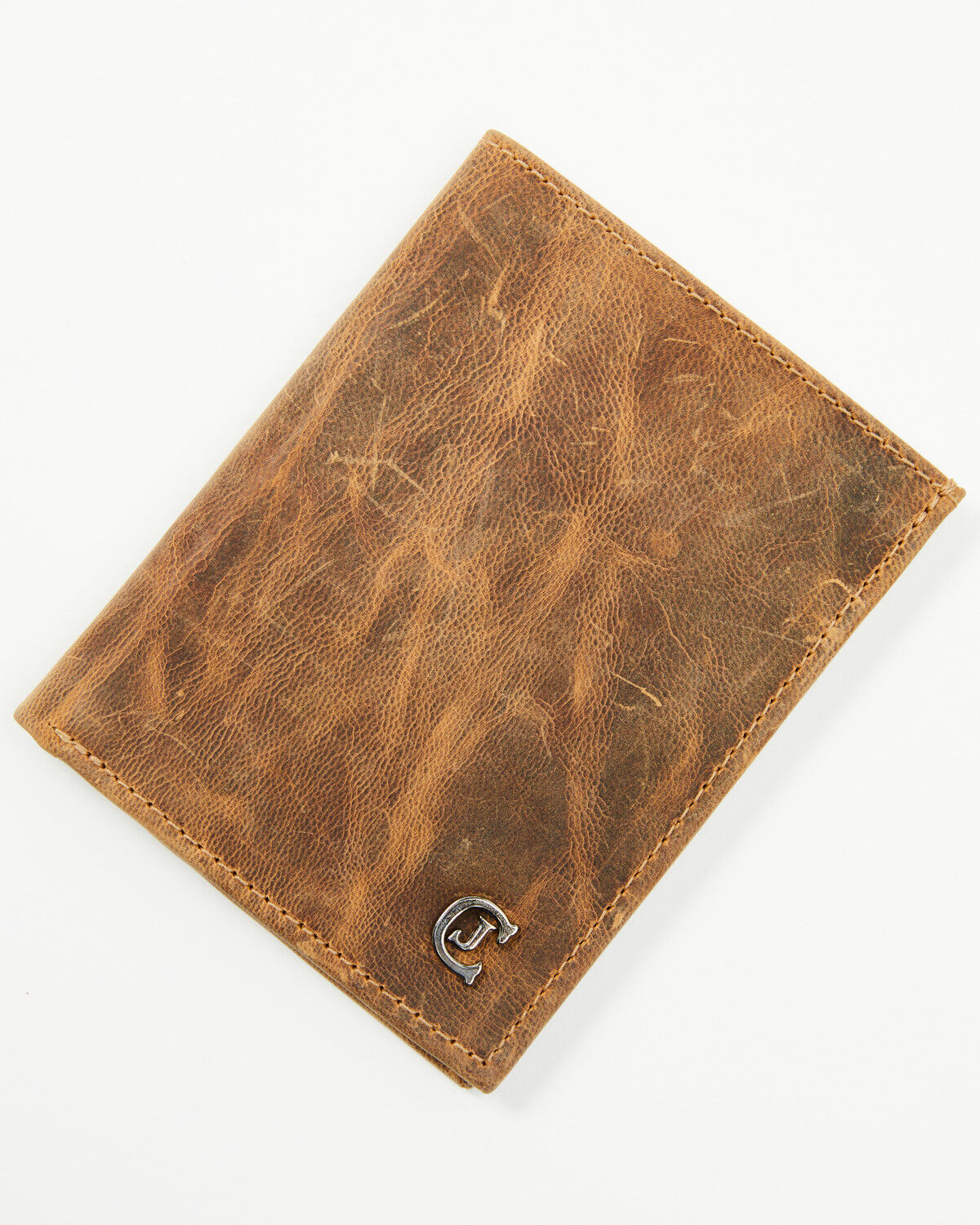 Image #1 - Cody James Black 1978® Men's Chapman Smooth Leather Bifold Wallet, Distressed Brown, hi-res