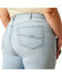 Image #2 - Ariat Women's June Light Wash Perfect Rise Flare Stretch Denim Jeans - Plus, Light Wash, hi-res