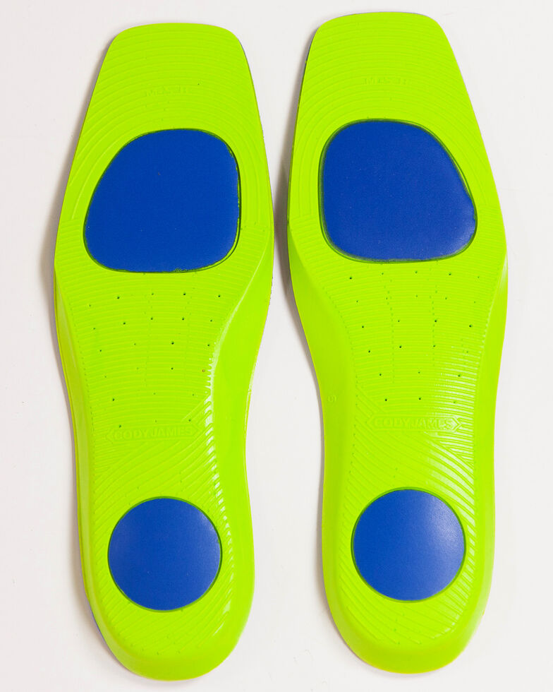 Cody James Men's Wide Square Toe Xero Gravity Comfort Insoles, No Color, hi-res