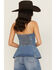 Image #4 - Wrangler Women's Denim Bustier, Blue, hi-res