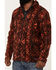 Image #3 - Powder River Outfitters Men's Southwestern Print Full-Zip Fleece Pullover, Maroon, hi-res