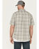 Image #4 - Dickies Men's Flex Plaid Print Short Sleeve Button-Down Work Shirt, Grey, hi-res