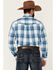 Image #4 - Roper Men's Clear Sky Large Plaid Print Long Sleeve Button Down Western Shirt, , hi-res