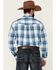 Roper Men's Clear Sky Large Plaid Long Sleeve Button-Down Western Shirt , Green, hi-res
