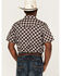 Image #4 - Cody James Men's Kingsland Medallion Print Short Sleeve Snap Western Shirt , Multi, hi-res