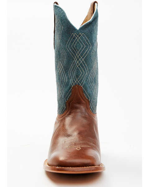 Image #4 - Cody James Men's Shasta Western Boots - Broad Square Toe, Blue, hi-res