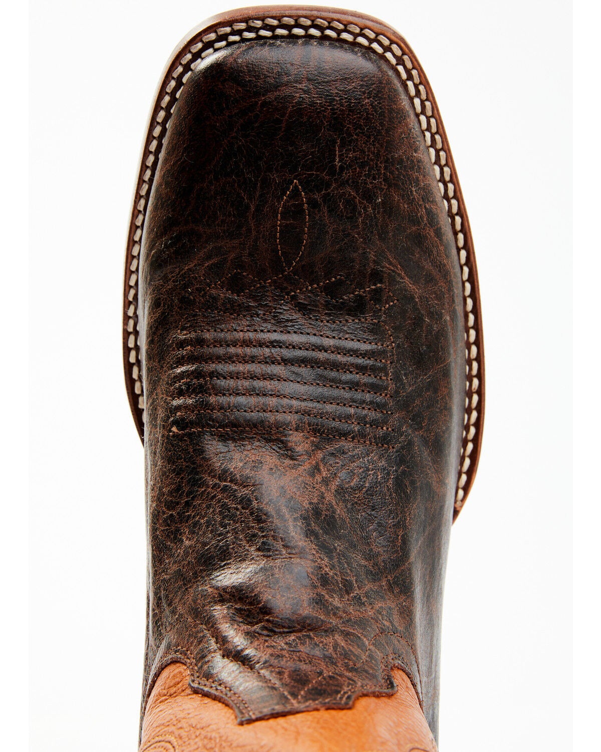 Cody James Men's Melbourne Cognac Leather Western Boots - Broad Square