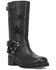Image #1 - Dingo Women's Blacklist Star Inlay Harness Boots - Round Toe, , hi-res