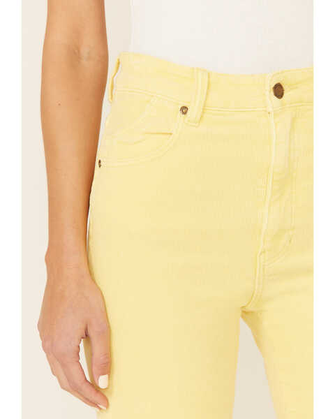 Rolla's Women's Sunflower Eastcoast Flare Leg Jeans, Yellow, hi-res