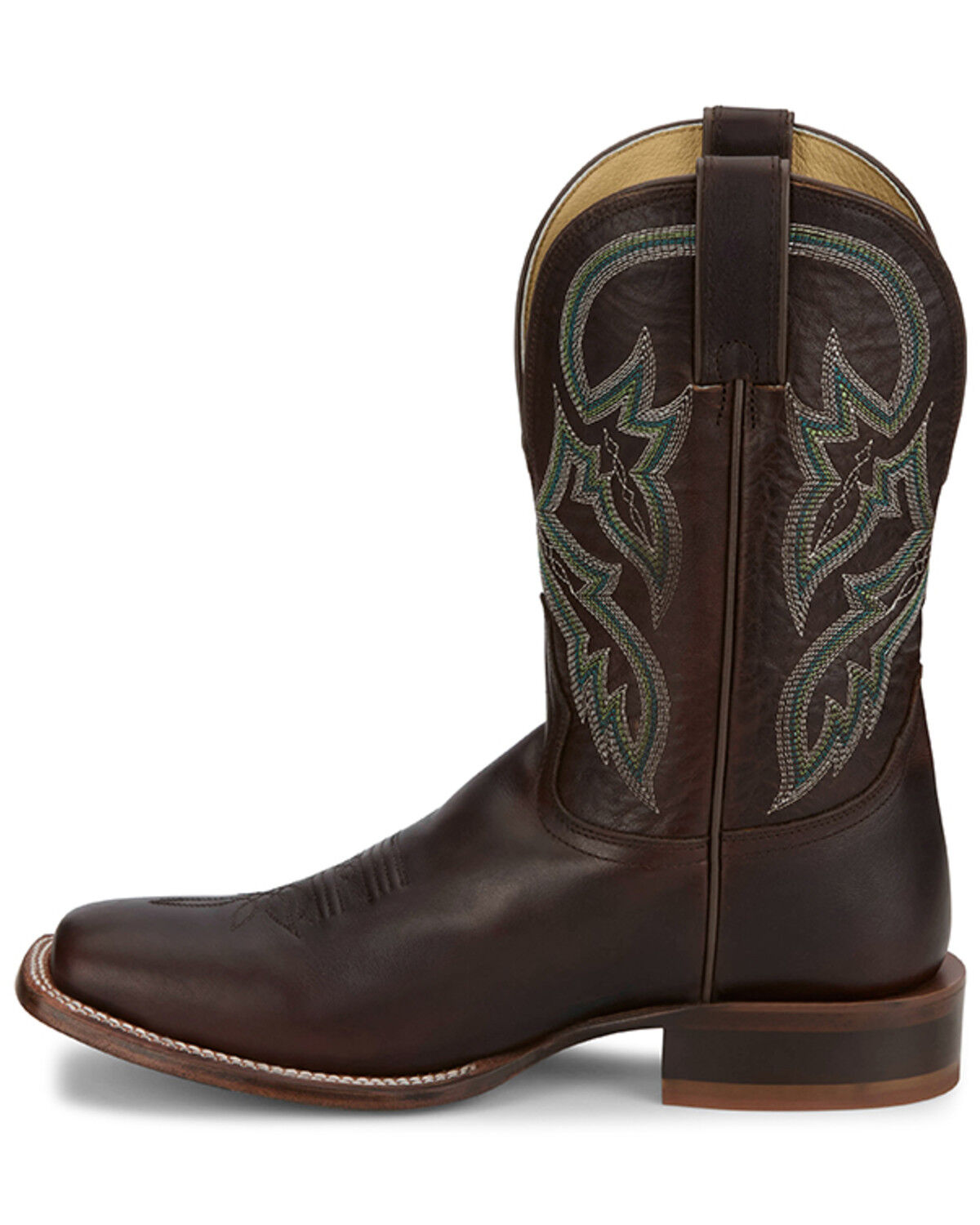 Image #3 - Tony Lama Men's Wray Western Boots - Broad Square Toe, Brown, hi-res