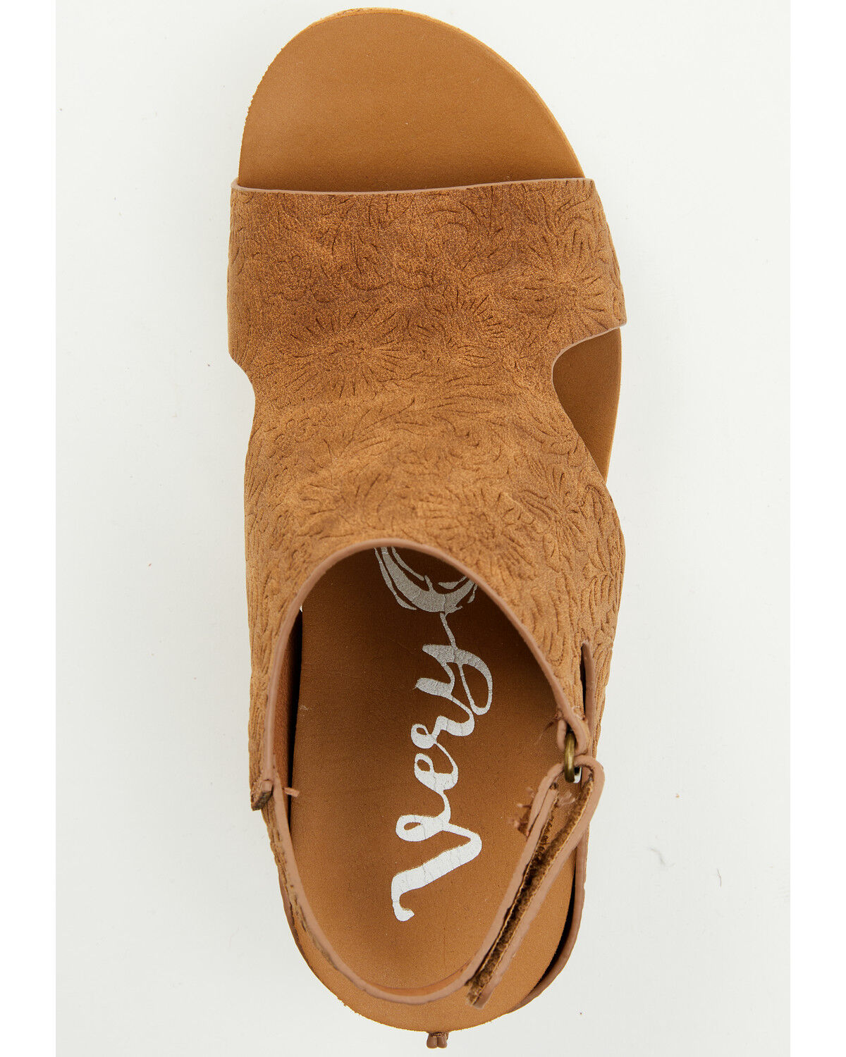 Image #6 - Very G Women's Wally Tooled Sandals, Tan, hi-res