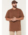 Image #1 - Hawx Men's Forge Solid Short Sleeve Pocket Work T-Shirt, Brown, hi-res