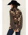 Image #4 - POL Women's Floral Long Sleeve Shacket , Black, hi-res