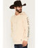 Image #2 - Cody James Men's Origin Logo Embroidered Hooded Sweatshirt, Tan, hi-res