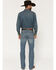 Image #3 - Cody James Men's Bozeman Wash Wyatt Slim Bootcut Stretch Denim Jeans, Indigo, hi-res