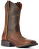 Image #1 - Ariat Men's Sport Rambler Bartop Western Boots - Broad Square Toe, Brown, hi-res