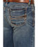 Image #4 - Cody James Men's Ledger Wash Yukon Relaxed Straight Stretch Denim Jeans, Medium Wash, hi-res