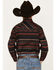 Image #4 - Rock & Roll Denim Boys' Southwestern Stripe Print Long Sleeve Snap Western Shirt, Black, hi-res