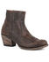 Stetson Women's Brown Dani Scaly Booties - Round Toe , Brown, hi-res