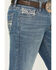 Image #2 - Rock & Roll Denim Men's Medium Wash Revolver Slim Straight Stretch Denim Jeans, Medium Wash, hi-res