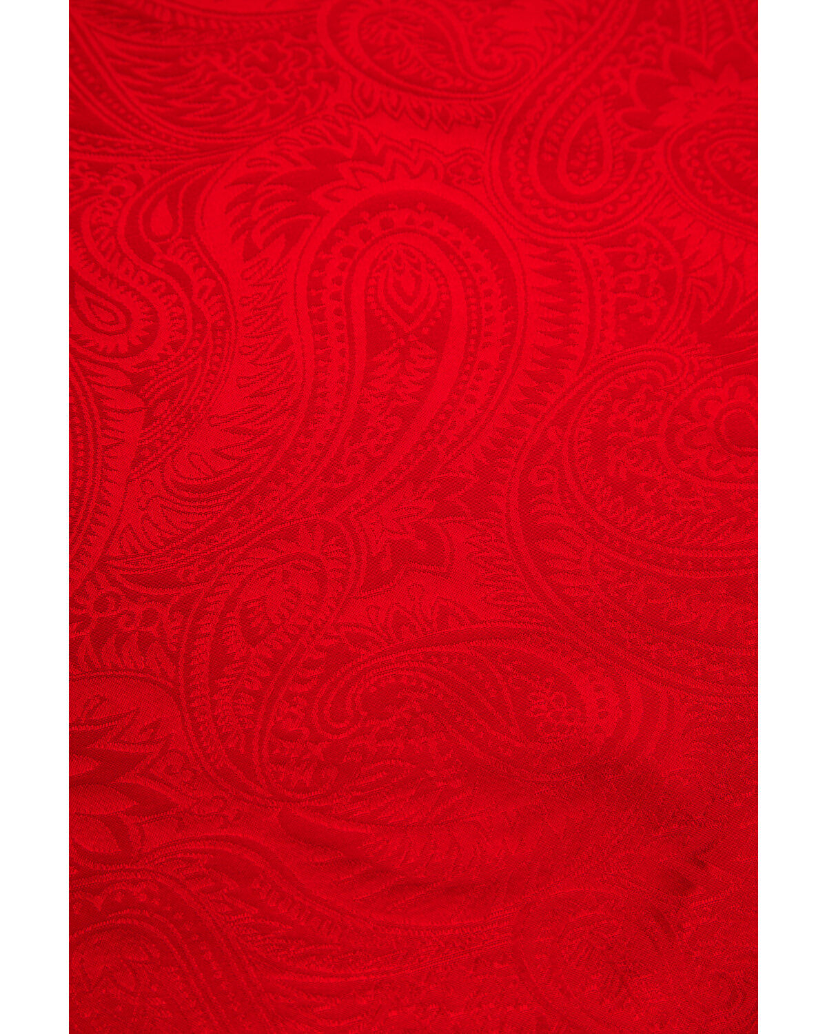 Image #3 - Cody James Men's Red Silk Jacquard Scarf, Red, hi-res