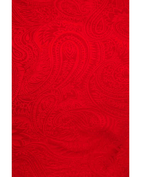 Cody James Men's Red Silk Jacquard Scarf , Red, hi-res