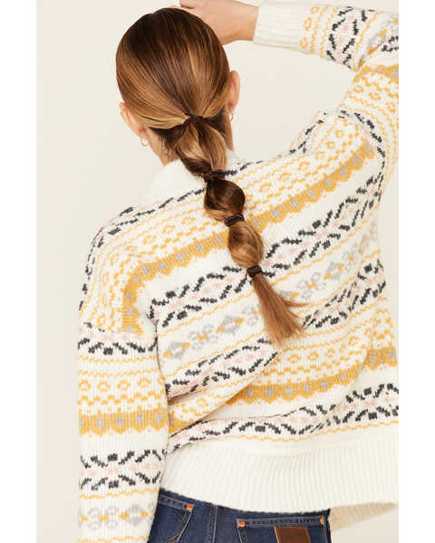 Image #5 - Hem & Thread Women's Ivy Southwestern Jacquard Button Front Sweater , , hi-res