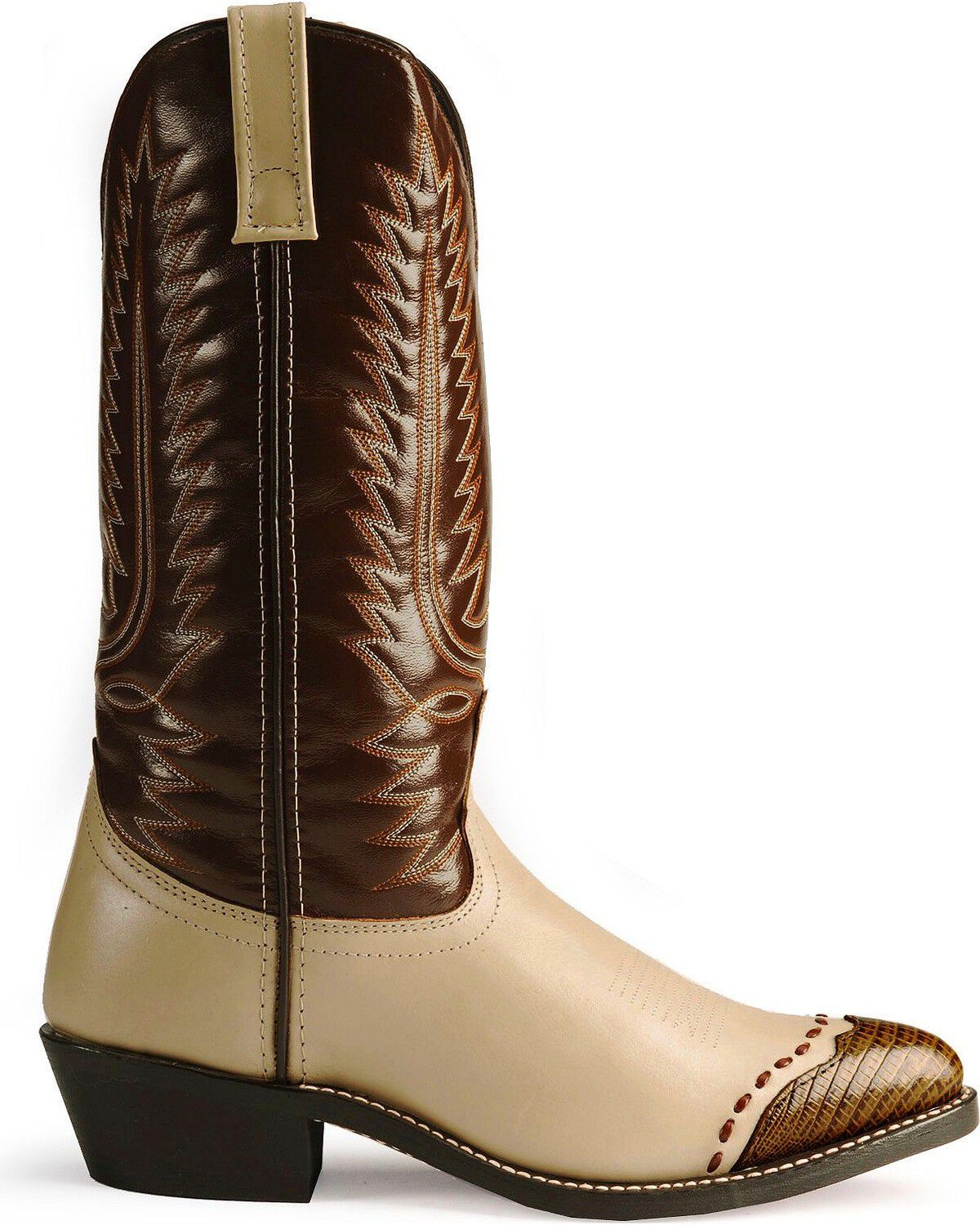 wingtip cowboy boots