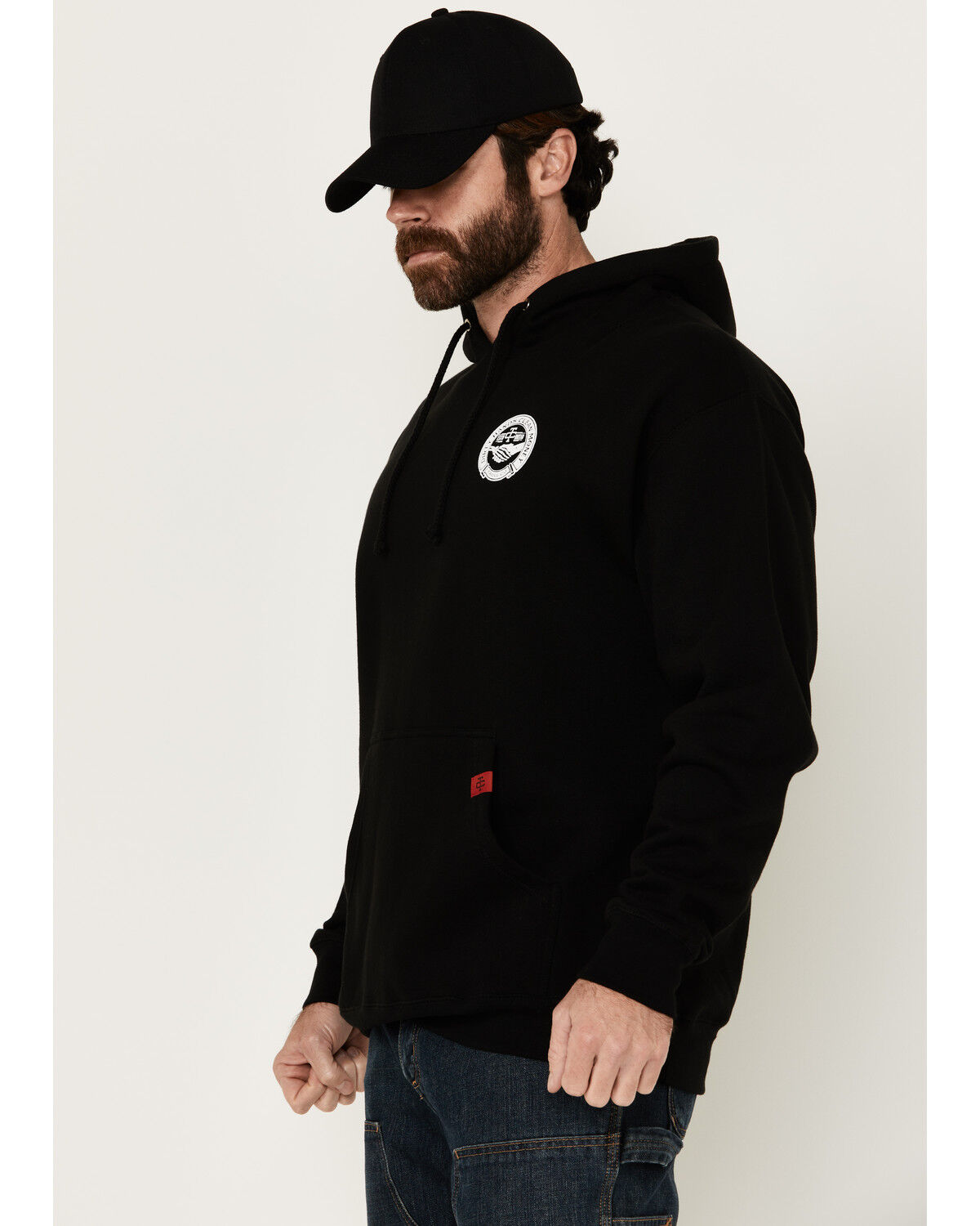 Image #4 - Troll Co Men's Haggler Hooded Sweatshirt, Black, hi-res