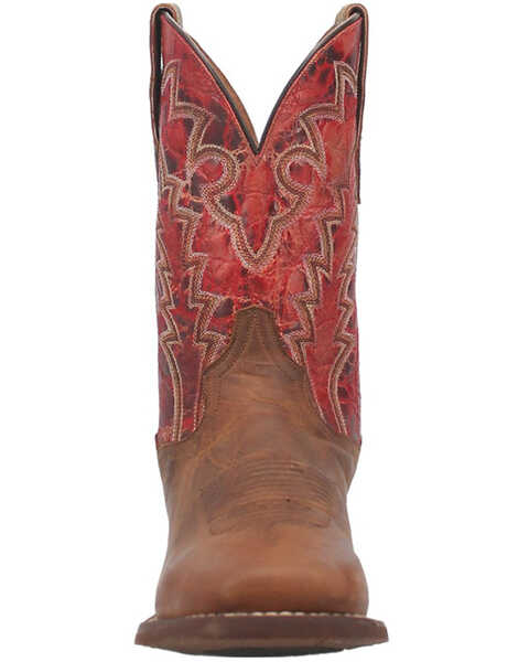 Dan Post Men's Killeen Wester Boots - Broad Square Toe, Distressed Brown, hi-res