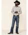 Image #2 - Resistol Men's White North Plaid Long Sleeve Western Shirt, White, hi-res