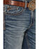 Image #2 - Cody James Men's Ledger Wash Yukon Relaxed Straight Stretch Denim Jeans, Medium Wash, hi-res