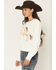 Image #2 - Wrangler Retro Women's Horse Crewneck Sweatshirt, White, hi-res
