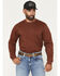 Image #2 - Cody James Men's FR Bull Solid Long Sleeve Work T-Shirt, Burgundy, hi-res