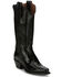Image #1 - Tony Lama Women's Boot Barn Exclusive Exotic Ostrich Western Boots - Snip Toe, Black, hi-res