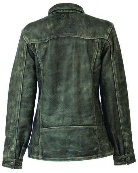 STS Ranchwear Women's Steele Grey Ranch Hand Leather Jacket , Dark Grey, hi-res