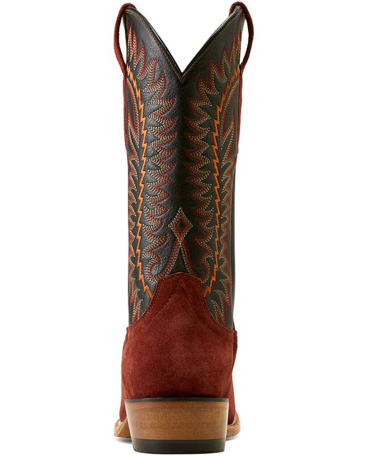 Image #3 - Ariat Men's Futurity Time Roughout Western Boots - Square Toe, Red, hi-res