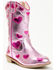 Image #1 - Wild + Rae Toddler Girls' Lovestruck Western Boots - Round Toe, Pink, hi-res