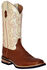 Image #1 - Ferrini Men's French Calf Leather Cowboy Boots - Square Toe, Cognac, hi-res