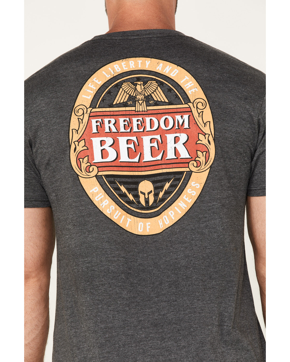 Image #4 - Howitzer Men's Pursuit of Happiness Graphic T-Shirt, Black, hi-res