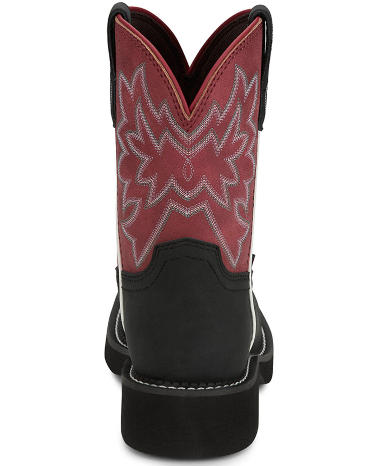Image #5 - Justin Women's Gypsy Performance Western Boots - Broad Square Toe, Black, hi-res