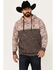 Image #1 - Hooey Men's Jimmy Southwestern Print Hooded Sweatshirt, Brown, hi-res