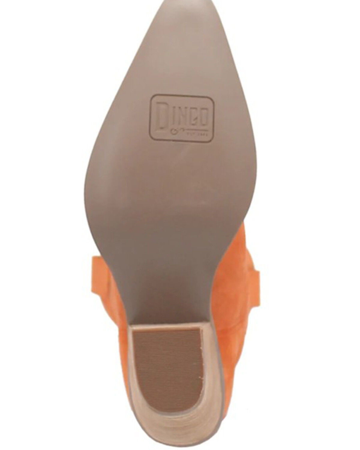 Image #7 - Dingo Women's Thunder Road Western Boots - Snip Toe, Orange, hi-res