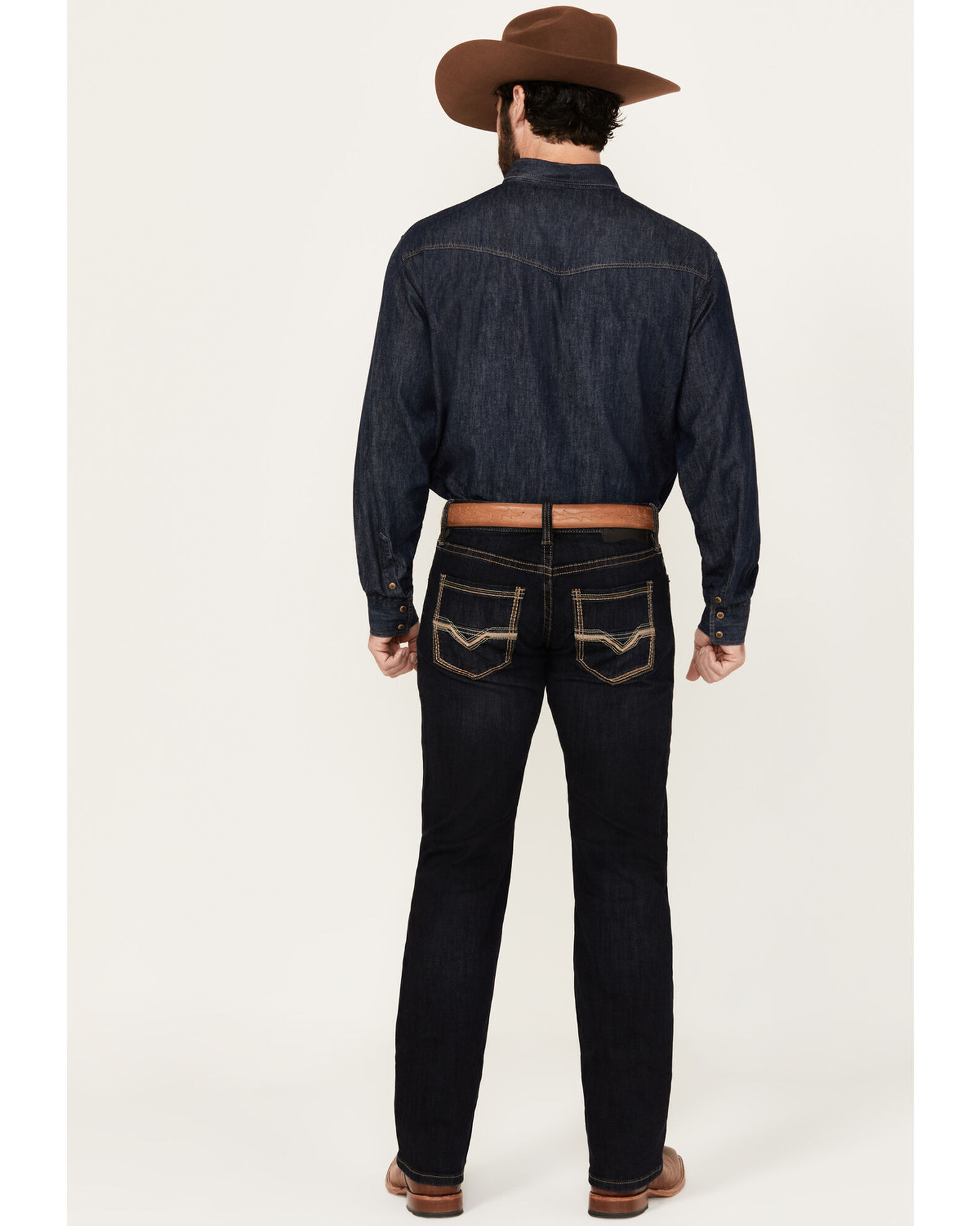 Rock Roll Denim Men s Boot Barn Exclusive Pistol Dark Wash Stackable Straight Reflex Stretch Denim Jeans Country Outfitter