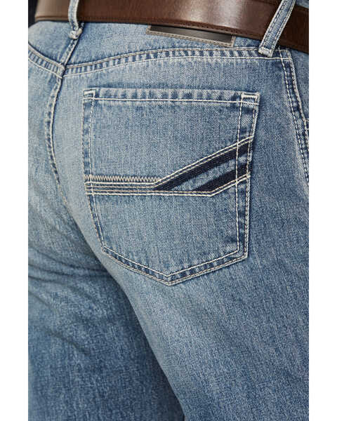 Image #4 - Ariat Men's M4 Solano Relaxed Fit Straight Poplar Jeans, Medium Wash, hi-res