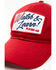 Image #2 - RANK 45® Women's Watch & Learn Patch Mesh-Back Ball Cap, Red, hi-res