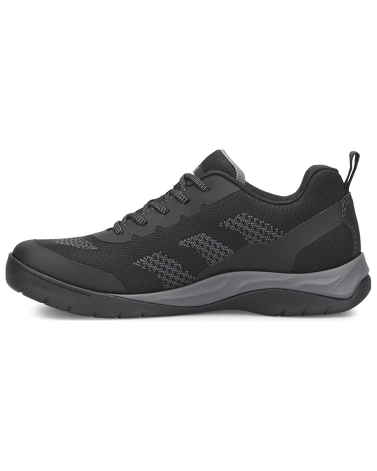 Image #3 - Carolina Men's Align Flux Athletic Low Textile Lace-Up Work Sneakers - Round Toe, Black, hi-res
