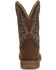Image #5 - Justin Men's Stampede Rush Short Base Performance Western Boots - Broad Square Toe, Brown, hi-res